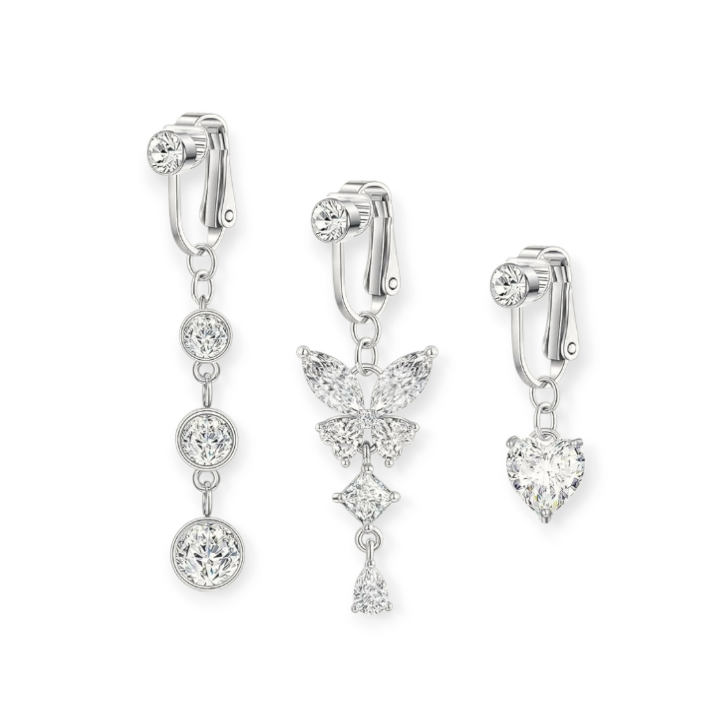 ✨ Fake Bauchnabelpiercing für Damen – 3er-Set | Amazon-Retoure ✨