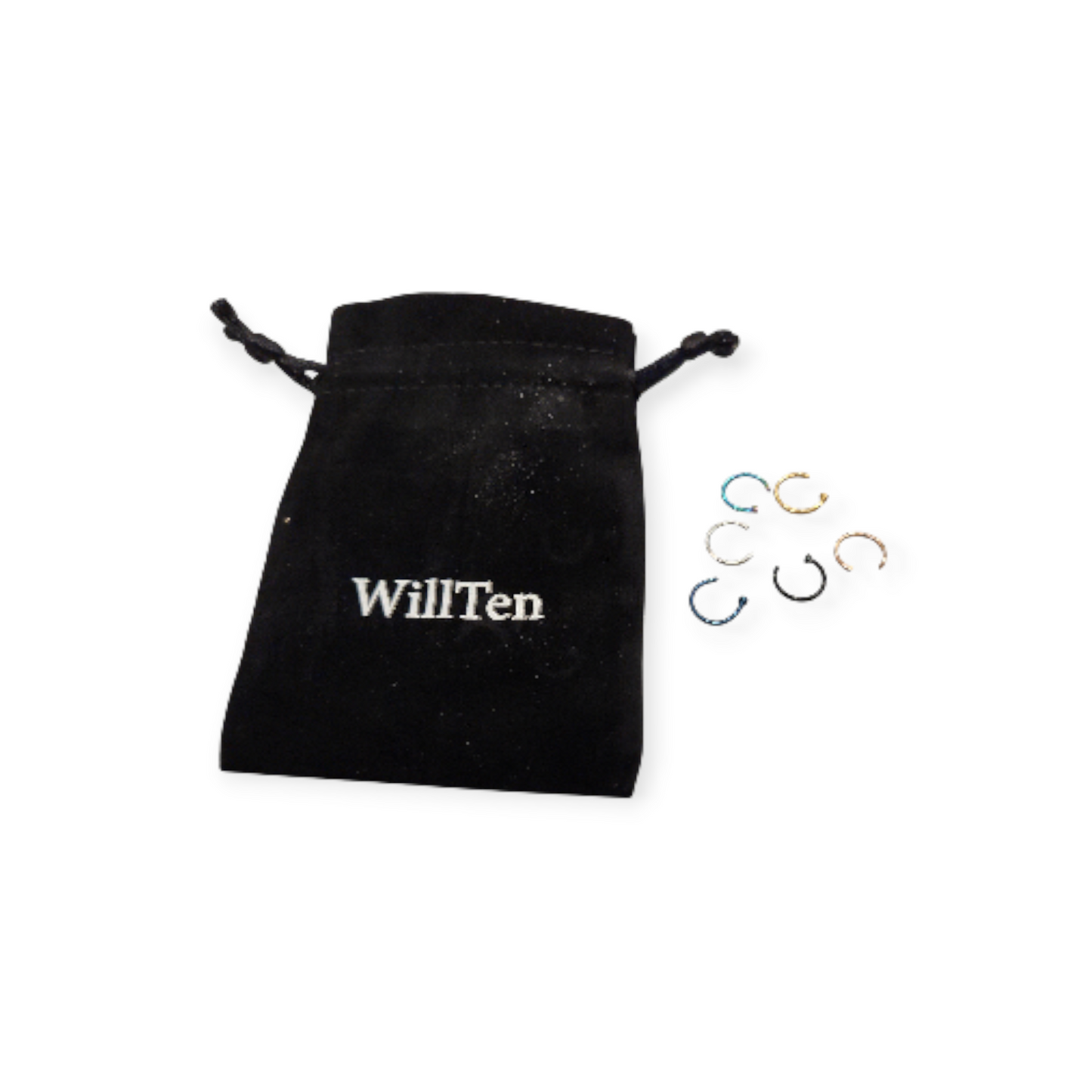 WillTen 6PCS Nasenpiercing Set (C-Form, 6mm) – Amazon Retoure 👃💎