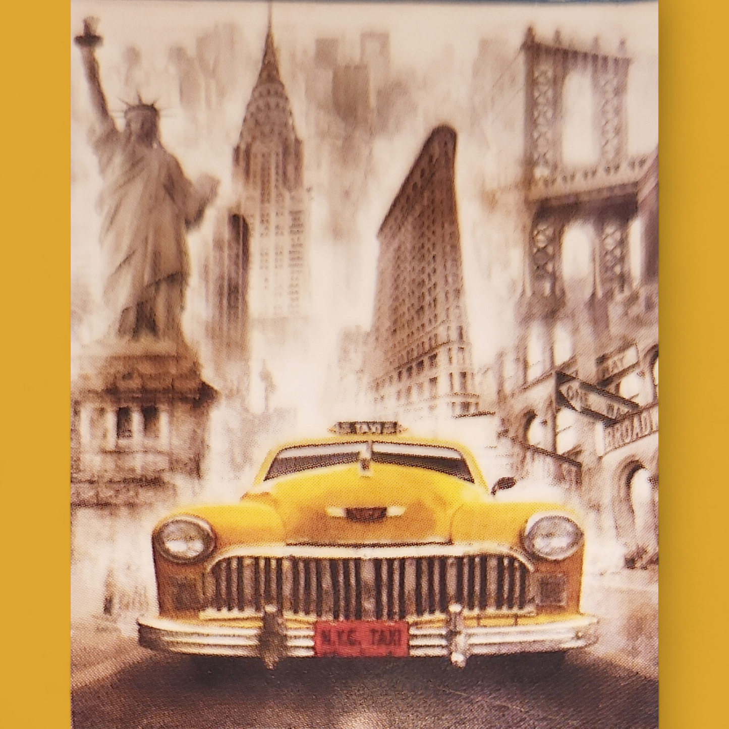 (31) Diamond-Painting Yellowcab (40×50cm) full