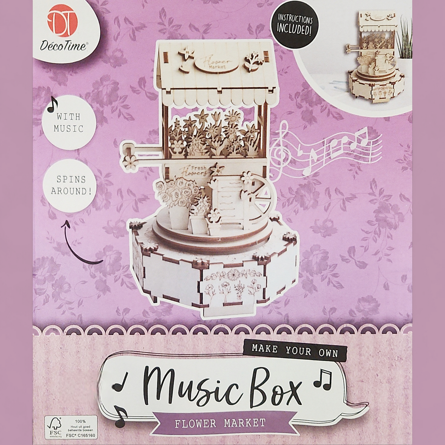 Musical Box Flower Market