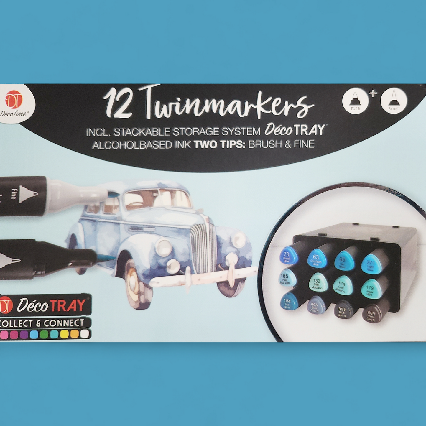 12× Twinmarkers (triangle)