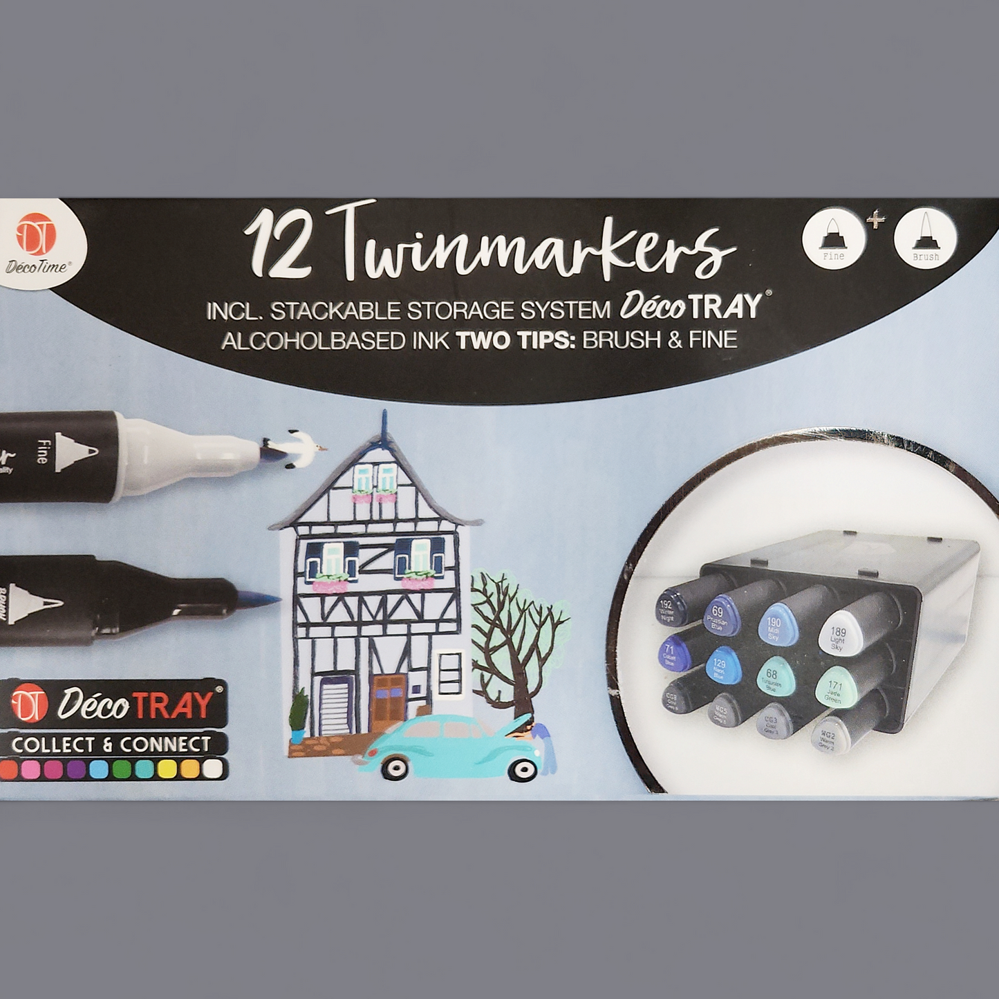 12× Twinmarkers (triangle)