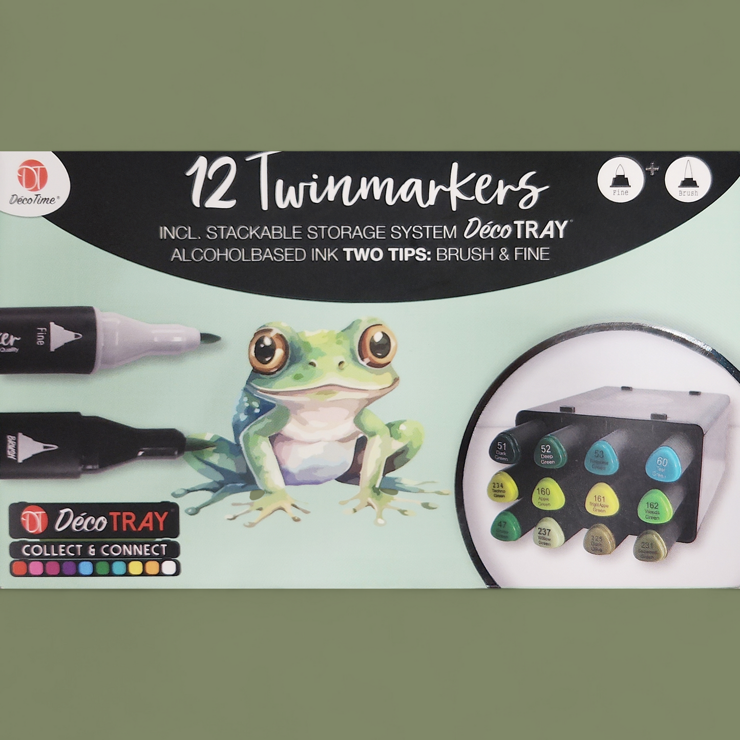 12× Twinmarkers (triangle)