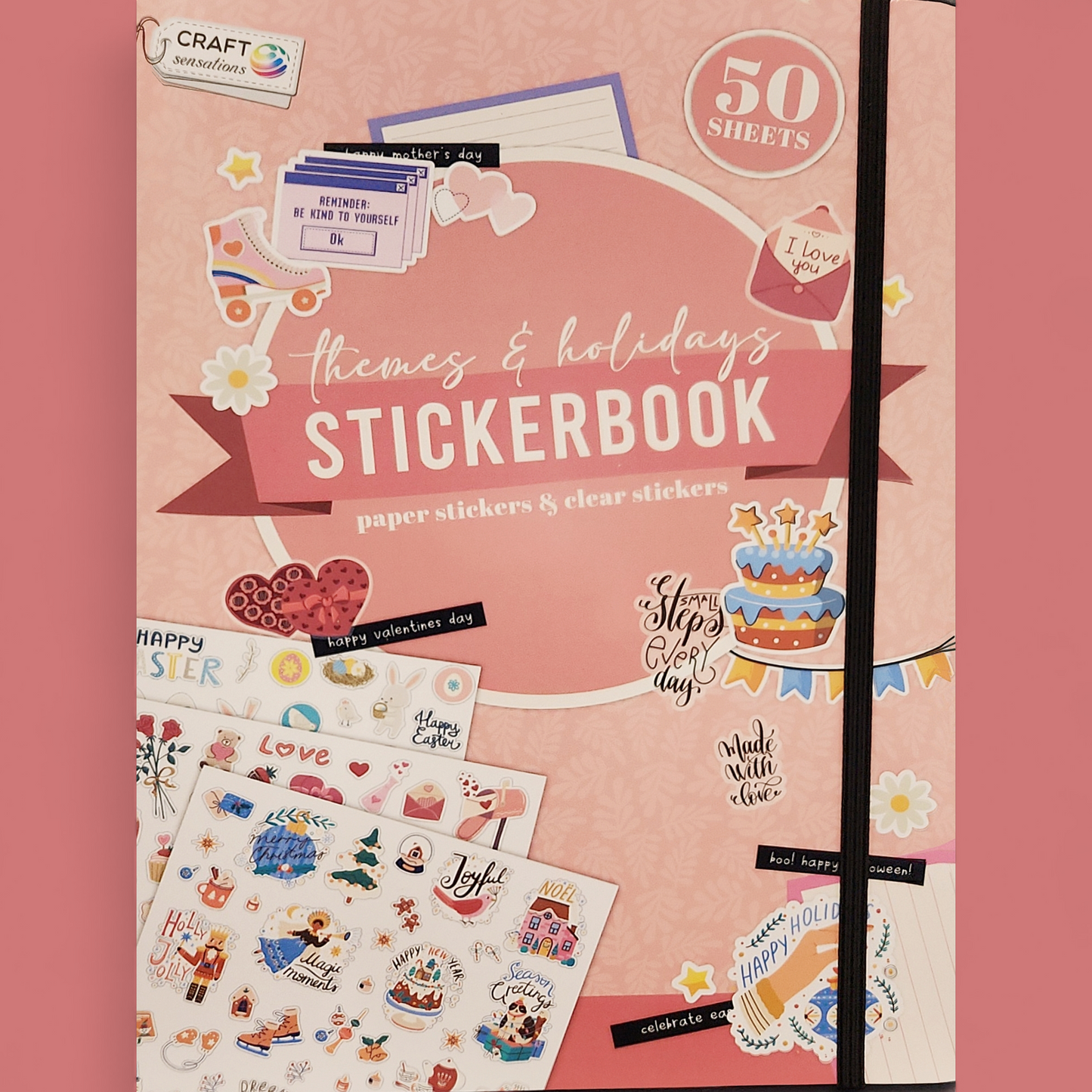 Themen und Feiertags Stickerbuch (50 Seiten)