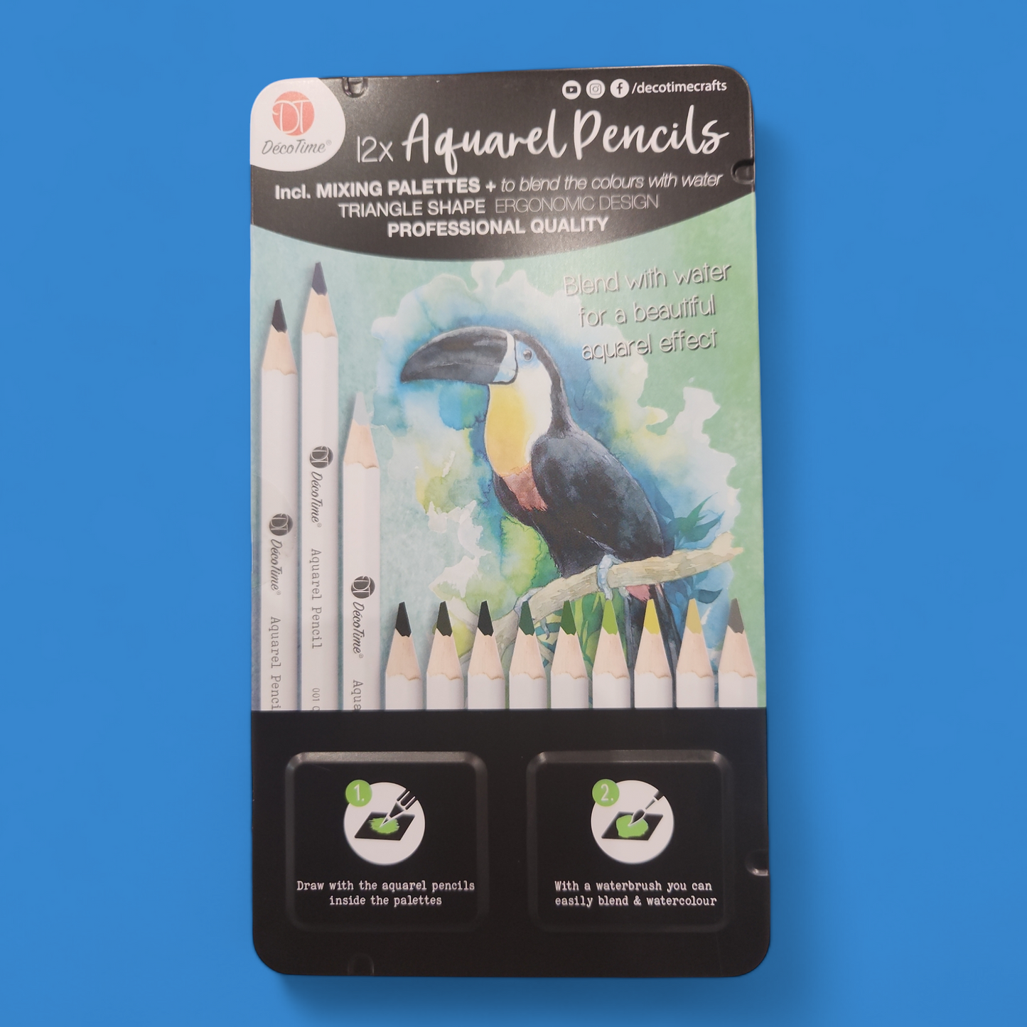 12x Aquarell Farbstifte