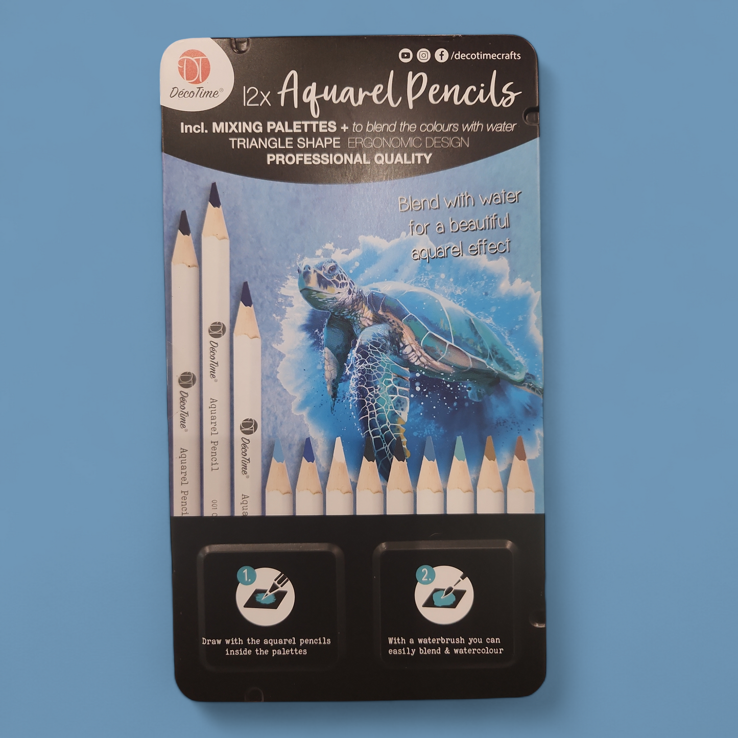 12x Aquarell Farbstifte