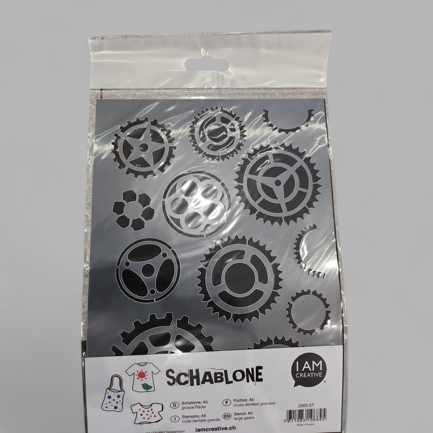 Schablone grosse Räder (A5)