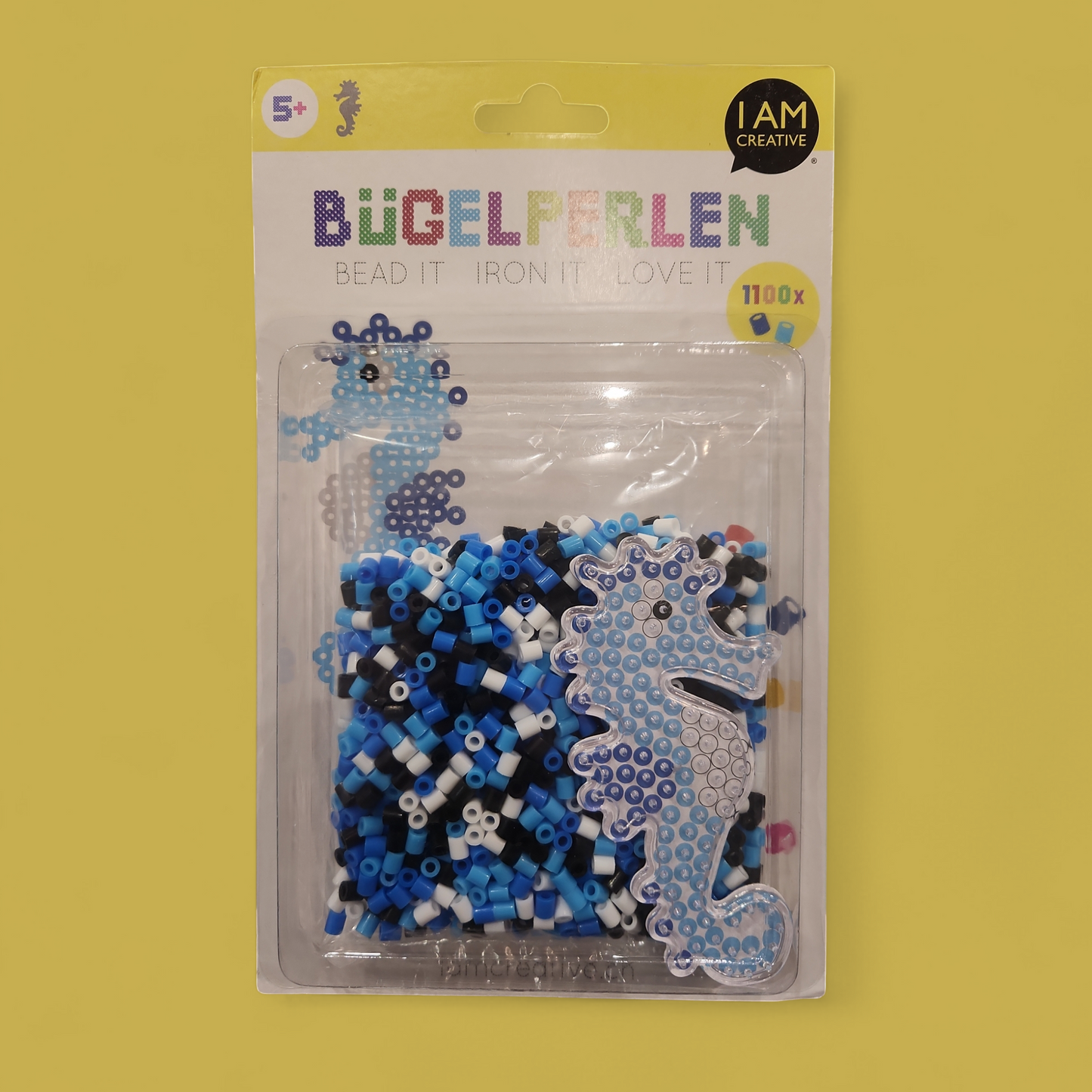 Bügelperlen-Set "Seepferchen' (1105 teilig)