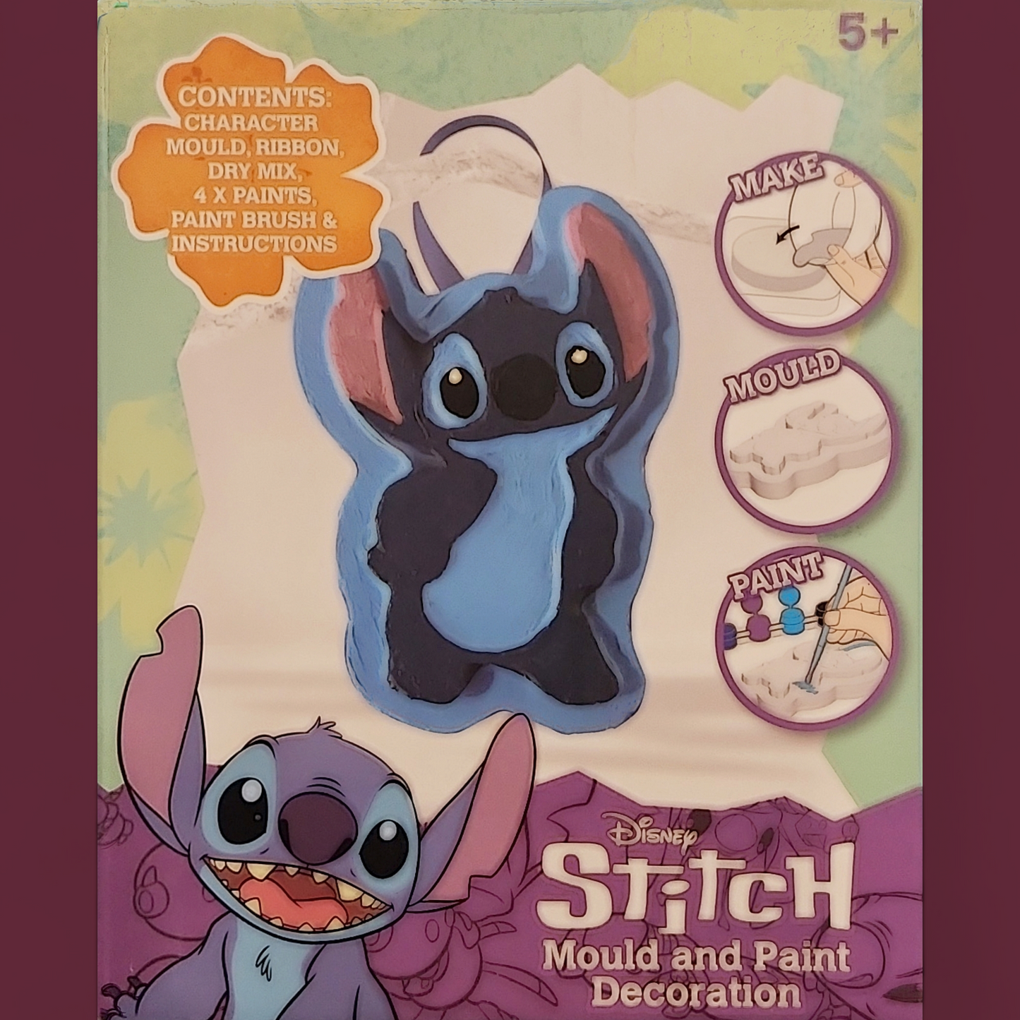 Lizenz Dekoration zum Formen und Bemalen Disney Stitch