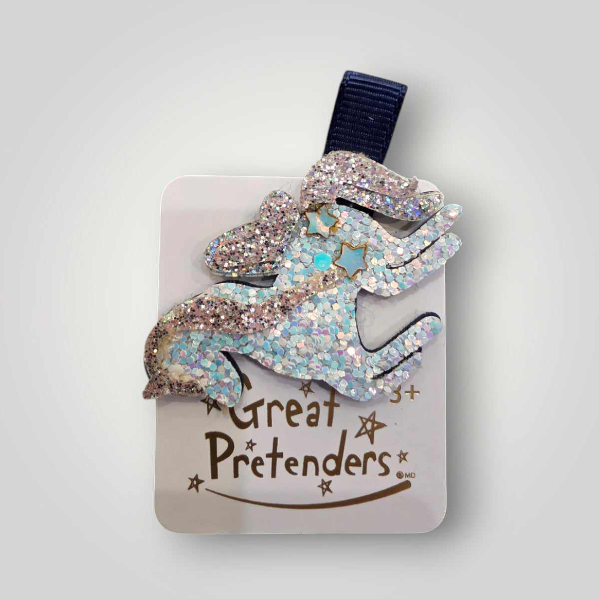 Great Pretenders - Navy Unicorn & Star Clips