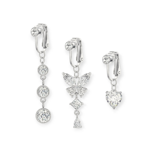 ✨ Fake Bauchnabelpiercing für Damen – 3er-Set | Amazon-Retoure ✨