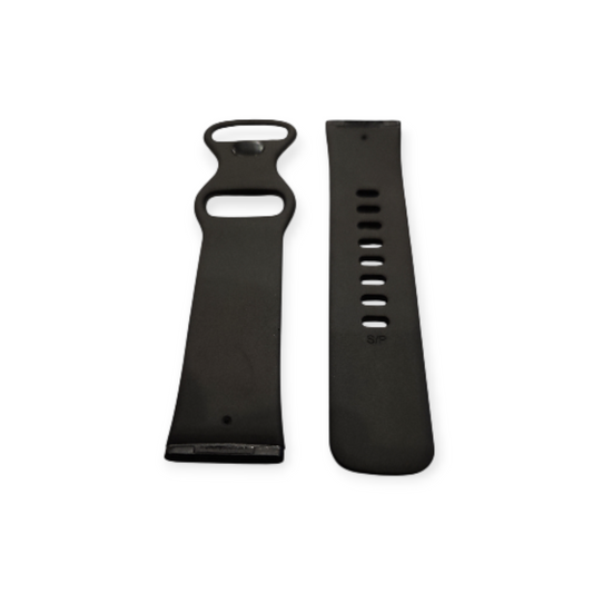 Vancle Silikon-Armband (Schwarz, Größe S) für Fitbit Versa und Sense Serien