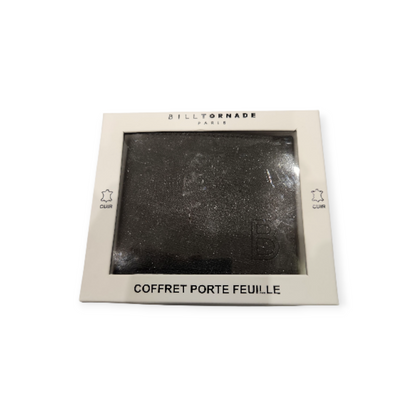 🎁 Bill Tornade Paris: Coffret Porte Feuille – Elegante Geldbörse aus echtem Leder