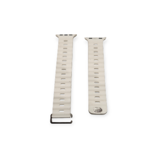 Weißes Silikonarmband für Apple Watch 38/40/41mm – Amazon Retoure ✨⚪