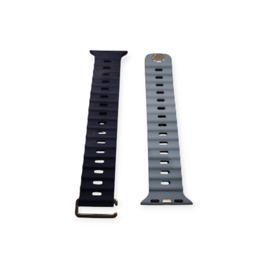 Hell- / Dunkelblaues Silikonarmband für Apple Watch 38/40/41mm – Amazon Retoure 🌊💙