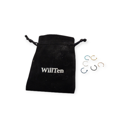 WillTen 6PCS Nasenpiercing Set (C-Form, 6mm) – Amazon Retoure 👃💎