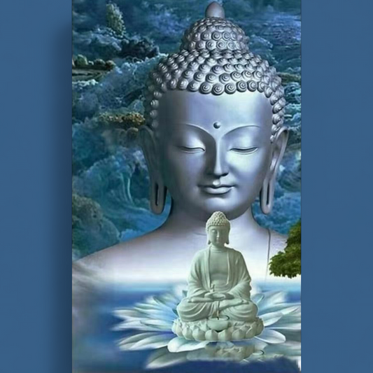 (1) Diamond-Painting Buddha (40×30cm) full