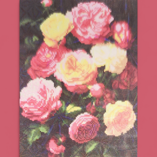 (9) Diamond-Painting Rosen (30×40cm) full
