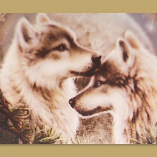 (26) Diamond-Painting Wolfspaar (40×50cm) full