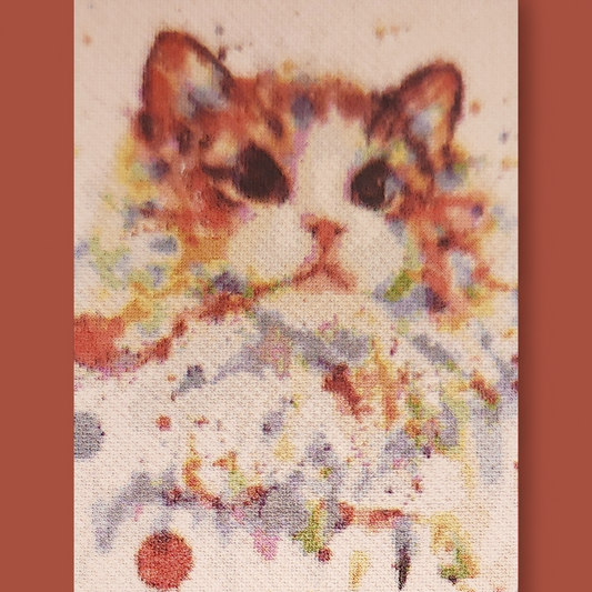 (33) Diamond-Painting Katze retro (50×40cm) full