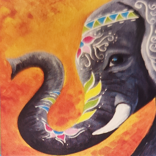(3) Diamond-Painting Elefant (30×30cm) full