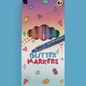 6x Glitter Markers