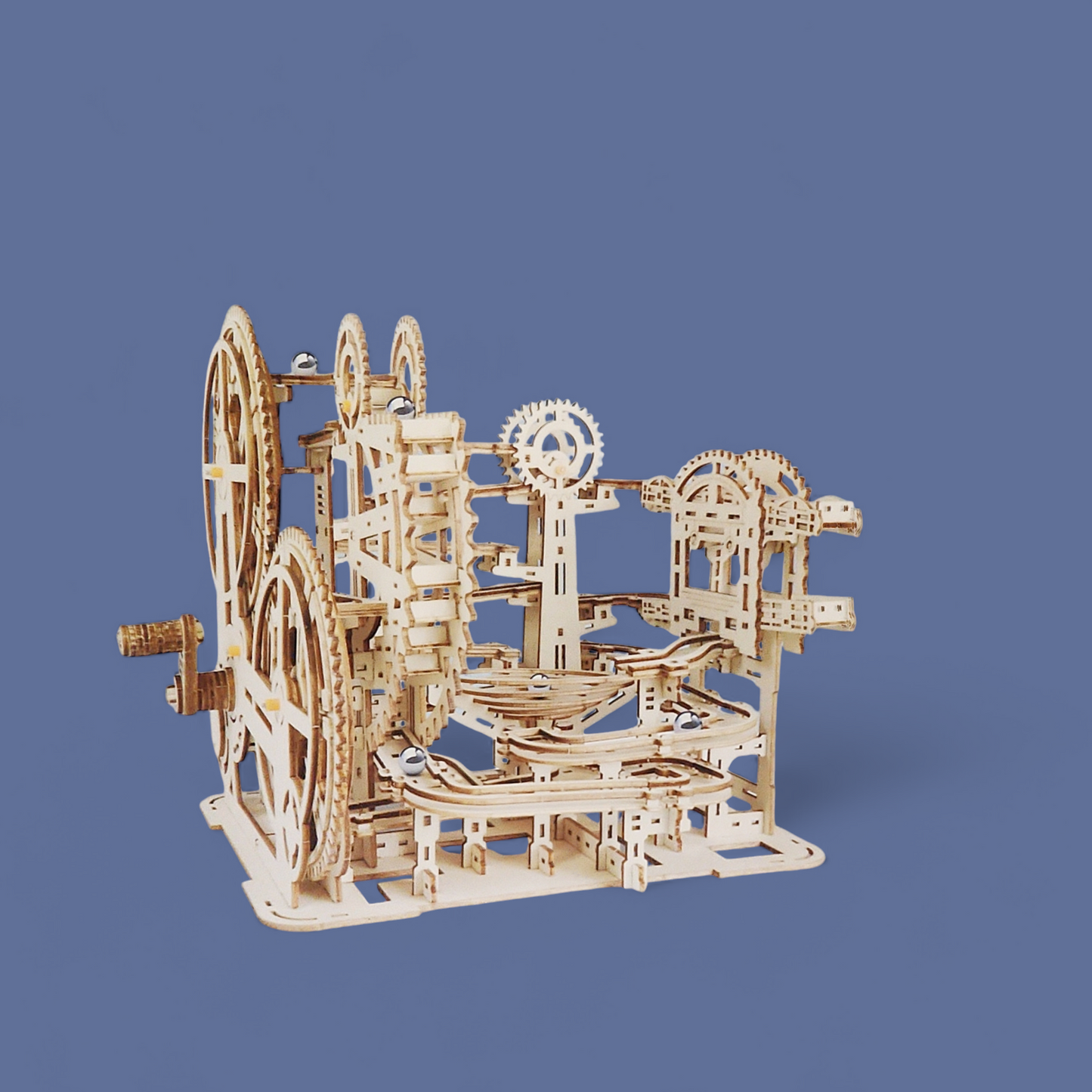 3D Mechanical Puzzles DIY Marble Run (28x27x24cm)