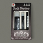 3x Kreidemarker White Glitter