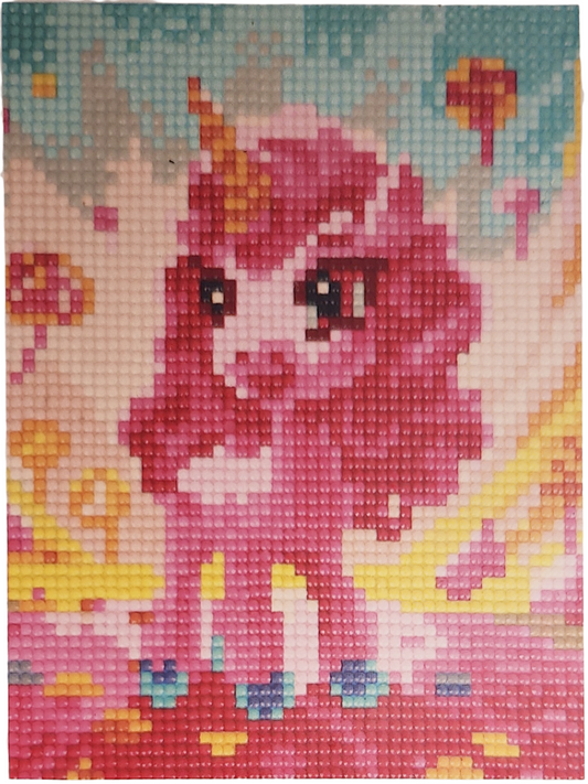 (40) Diamond-Painting XL-Steine Einhorn (30×40cm) full