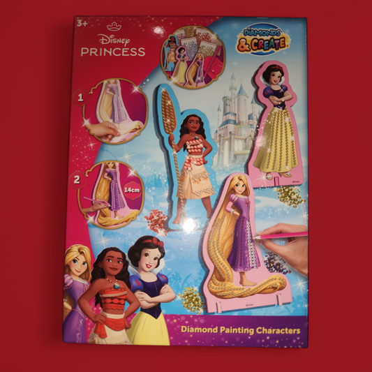 (8) Diamond-Painting Figuren Disney Princess (14cm)
