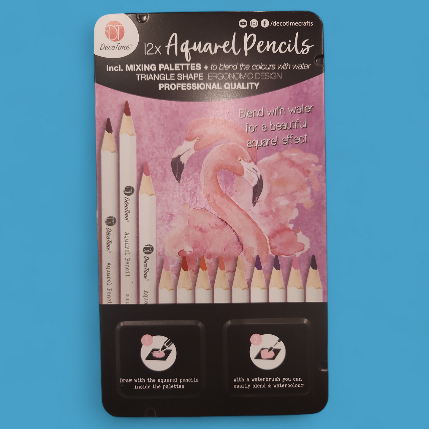 12x Aquarell Farbstifte