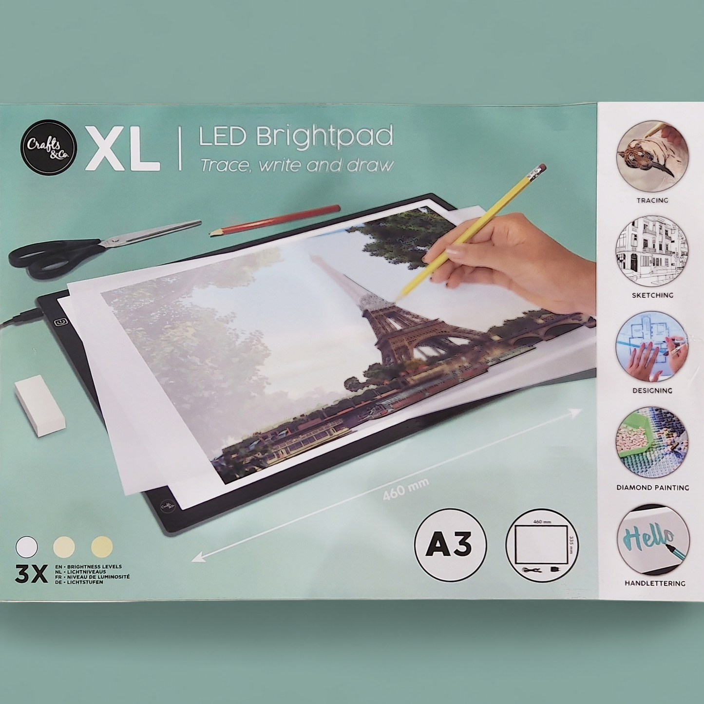LED Zeichenbrett A3