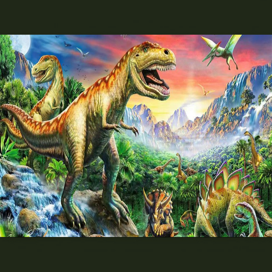 (103) Diamond-Painting Dinos (30x40cm) full