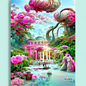 (114) Diamond-Painting Pavillon im Rosengarten (40x50cm) full